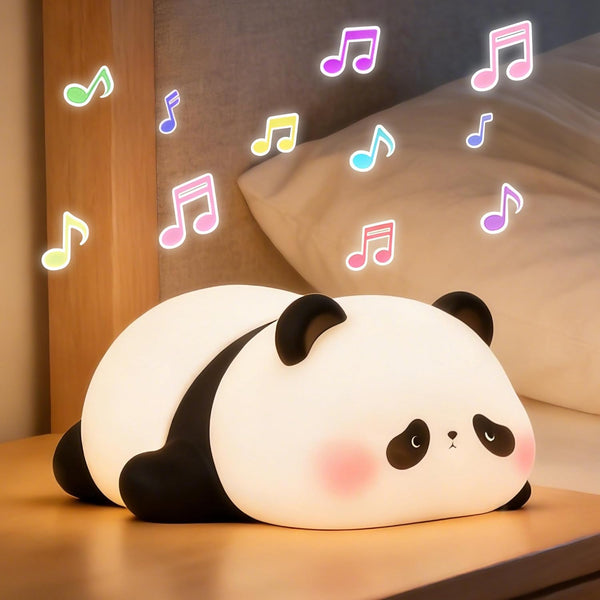 Cute Panda Night Light with White Noise, Sound Machine for Baby Sleeping