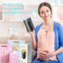 Travel Baby Bottle Brush Set - Bottle Cleaner Brush Set with Drying Rack, Gift for Newborn Mothers, Suitable for Travel