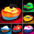 6 Pack Bath Toys Light Up Boat Floating Rubber Set, Color Changing Flashing Light for Baby Infant Toddler Kid