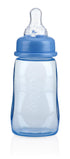 1 Count (Pack 1), Nuby Standard Neck Tinted Feeding Nurser, of Colors May Vary