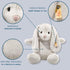 Steiff Hoppie Rabbit - Premium 15" Soft Stuffed Animal Toy for Kids (Light Grey)