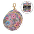 YETTASBIN Watercolor Floral Portable Pacifier Holder Case with Metal Hook Buckle & Zipper for Diaper Bag and Stroller