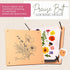 10 Wooden Flower Press - Durable Bolt Lock Design Complete Pressing Kit w/White Absorbent Sheets, Ebook Guide & More