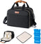 Breastmilk Cooler Bag with Ice Pack Fits 6 Baby Bottles Up to