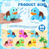 50 Decor(6 HyDren Pcs Rubber Turtle Duck Glow in The Dark Cute Duck Bulk Mini Squeaky Rubber Toys Floating Bathtub