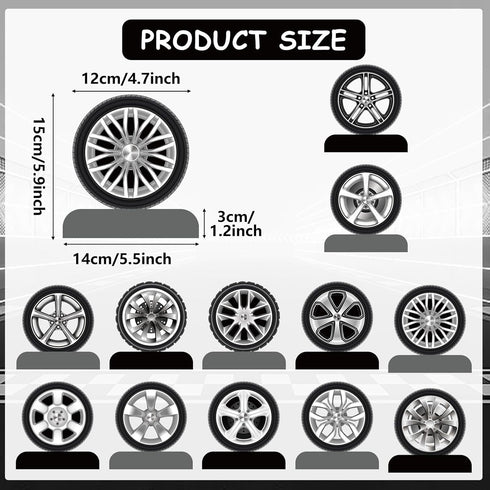 12 Pcs Race Car Centerpieces for Tables, Race Car Party Decorations Hot Wheel Centerpieces for Tables, Double-Sided Racing Party Centerpieces Table for Car Themed Birthday Party Decor