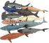 Axbotoy 10 Pack Toys,8" Set,Floating Shark Soft and Stretchy Realistic Shark Toy Bathtub Toys and Birthday Party Favors