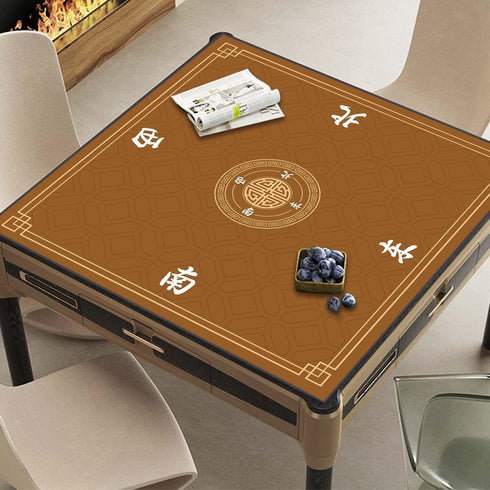 31.5 Inch Mahjong Mat, Non-Slip Noise Reducing Game Mat, Mahjong Table Mat,Mahjong Mat with Cloth Bag and Carton