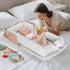 Cozy Baby Lounger for Newborn, Portable Breathable Baby Nest Infant Lounger Adjustable U-Shaped Safety Bumper