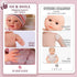 10-Inch 3+ 4 5 6 BABESIDE Baby Doll Girl - Realistic Baby Dolls with Magic Feeding Bottle Real Life Vinyl Toy Gift
