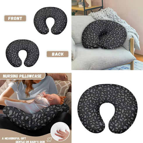 Sarogrorin Leopard Print Basket Covers Nursing Pillow Cover for Baby Sunflowers Multi - use Baby Essentials Breathable
