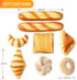 Joeabor 8pcs Set, Artificial Bread Realistic Fake Food for Display, Fake Bread for Decoration, Faux Food Props