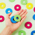 60 4 cm Colorful Foam Disc Shooters - Flying Toys for Remote Control Robots