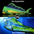 ZHONGXIN MADE 17 inch Fish Stuffed Animal - Deep Sea Ghost Saury Giant Fish Pillow, Mahi Mahi Ghost Pipe Fish Plush