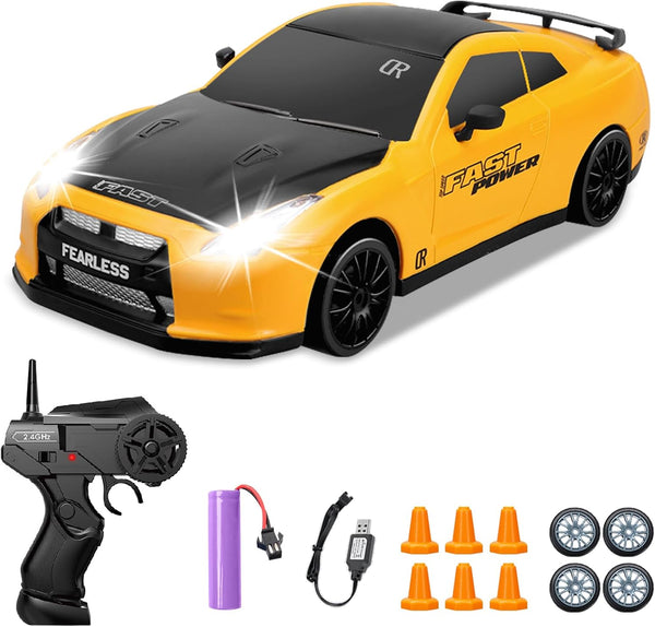 RC Drift Car 1/24 2.4GHz 4WD Remote Control Car, High Speed Drifting