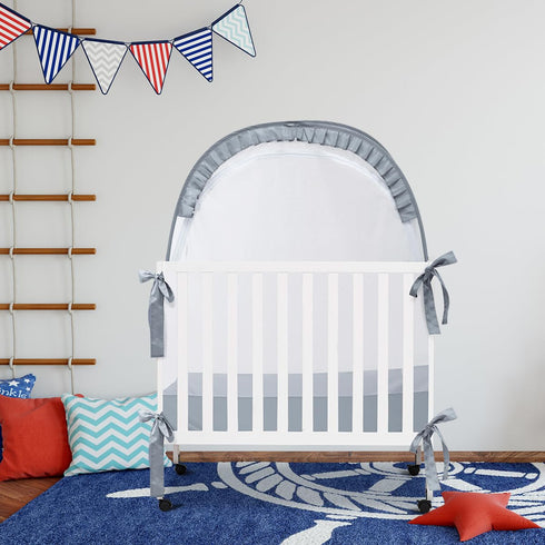 L RUNNZER Pack Pack R07s-blue Baby and Play Tent, N Play Canopy to Keep Baby from Climbing Out, Crib Tent for Playard
