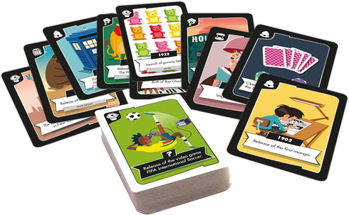 Zygomatic Timeline Twist - Pop Culture Edition Trivia Game, Fun Family Game for Kids and Adults, Ages 8+, 2-6 Players