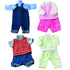 Constructive Playthings GAN-61 Washable Clothing for 12-14 Inch Baby Dolls, Set of 4