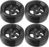 VBESTLIFE 4Pcs RC Rubber Tires, 63mm Antiskid Drift Tyres Wheel Rims for D12 1/10 RC Car Accessories
