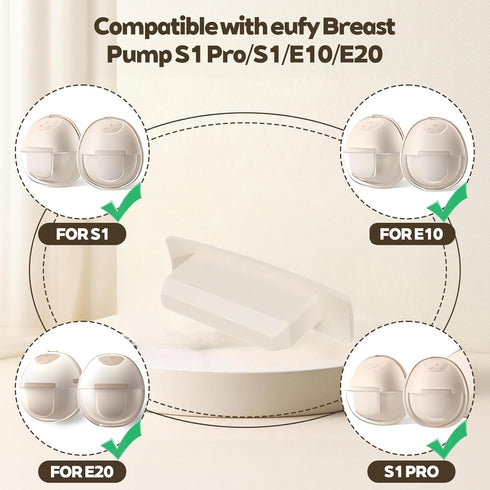 MaiTianna 8pcs S1 Pro/S1/E10/E20,Breast Breast Pump Spout Cap Compatible with eufy Pump Replacement Parts