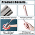 2PCS 2PCS) Sponge Bottle Brush Long Handle Bottle Brush Wine Glass Cleaner Cup Cleaning Brush Baby Bottle Scrubber