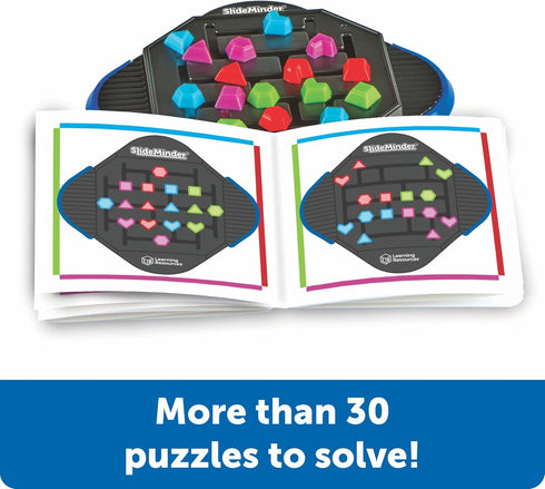 Learning Resources SlideMinder Brain Teaser Puzzle Game, Travel Gifts for Kids, Interactive STEM, Critical Thinking