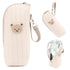 Nuiorfty Insulated Baby Bottle Bag with Adorable Bear Embroidery - Breastmilk Cooler Travel