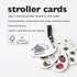 Wee Gallery Stroller Cards - I See Bugs to Count, Travel Activity for Babies and Toddlers with Snap on Strap