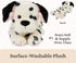 0 14 GUND Checkers Dalmatian Puppy Plush, Stuffed Animal Dog for Ages and Up, White/Black