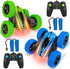 2PACK 2.4Ghz Vehicle,360 4WD 4 Lumiparty RC Stunt Car Remote Control Car for Kids, High Speed Rock Crawler Rotating Off