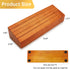 Set 2(Orange) Card Holders for Playing Cards Holder Stand Wood Playing Card Holder for Kids Canasta Holder for Adults