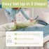 Setup BANBALOO | Bed Bumper for Toddlers - Premium Model | XL Bed Barrier with Mattress Cover | Toddler Bed Bumper |