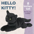 Bearington Lil’ Jinx Cat 8 Inch Cat Plush - Black Cat Plush - Stuffed Black Cat