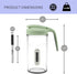 24oz Masontops Breast Milk Storage Kit - Airtight Mason Jar with Handle, Marker & Stick-on Thermometer for New Moms