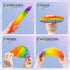Yisryerow 3D 3-5 5-7 8-10 8-12 Fidget Worm Toy | Sensory Slug for Adults & Teens with Autism ADHD | Quiet Desk Fidget