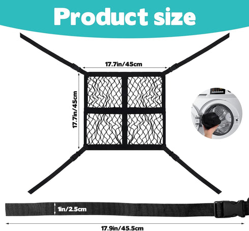 Rainmae Toddler Learning Tower Safety Net, Safety Net Guard for Toddlers Tower, Adjustable Step Tool Toddlers Tower Net