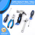 12-Piece Set 8+ URASISTO Kids Tool with Tool Storage Bag, Junior Real Hand Tool Kit for Boys & Girls, Children Learning