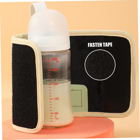 BEAHING 18W, Portable Bottle Warmer, Baby Bottle Warmer Travel Bottle Warmer Temperature Adjustable USB Baby Bottle