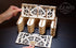 UGears 3D Puzzle Wooden Card Holder for 12 Sets of Playing Cards - Unique Mechanical Devices for Board Games
