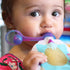 ChooMee Reusable Baby Food Pouch Starter Set, SnakPack | 4 CT, 5 oz | includes SoftSip Pouch Tops, 2CT, Green Purple by ChooMee