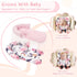 2 1 Baby Car Seat Head Body Support & Strap Covers, in Infant Car Seat Insert, Reversible Soft Breathable Newborn