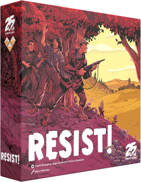 25th 10+ Century Games Resist Ages | Solitaire Strategy Card Game | Spanish Maquis Resistance Game with Tactical Deck