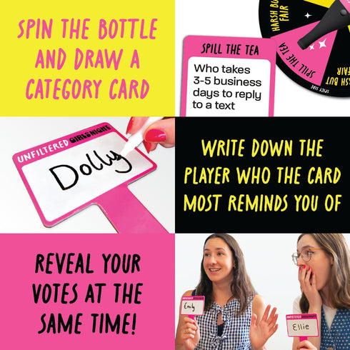 200 (3-8 Lucky Egg Unfiltered Girls Night Games Hilarious Galentines Day Game with Outrageous Scenario Cards Perfect