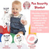 Set Newborn Baby Gift | Baby Gift Basket | Newborn Blanket, Wooden Teether, Security Blanket, Cap, Baby Bibs, Socks