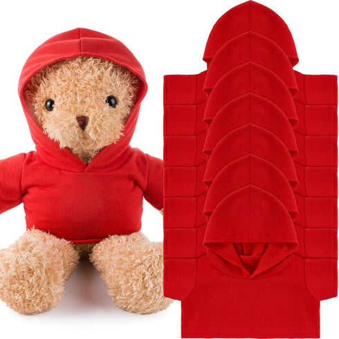 6 PCS Stuffed Bear Clothes - Tee Shirt Sublimation for 14-18 Inch Plush Bear Dolls