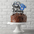 Video Game Happy 8th Birthday Cake Topper - Blue Cake Supplies for Video Game Boy's 8th Birthday Party - Game On Level