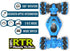 RC Car Gesture Sensing Stunt Car - 2.4GHz 4WD Off-Road Toy for Boys and Girls Ages 6-12 with Lights and Music