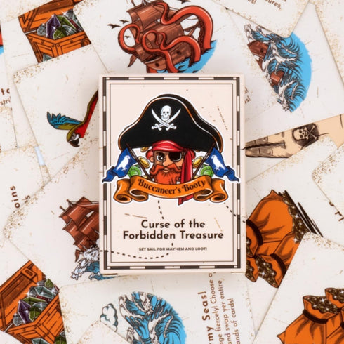 Bake & Co Buccaneer’s Booty: Curse of The Forbidden Treasure, Quick Action Family-Friendly Party Card Game for All