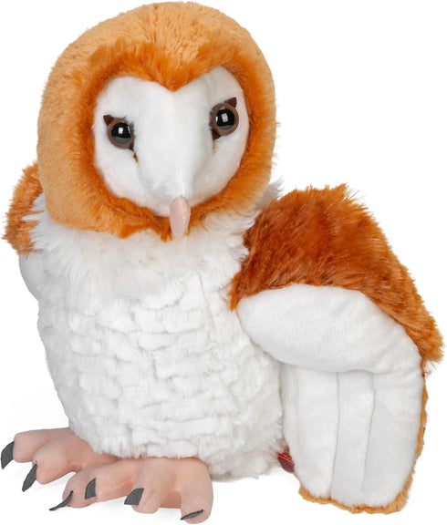 Wild Republic Barn Own, Cuddlekins, Stuffed Animal, 12 inches, Gift for Kids,