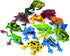 Wild Republic Frog Nature Tube, 12-Piece Amphibian Figures, Educational Frog Toys for Kids